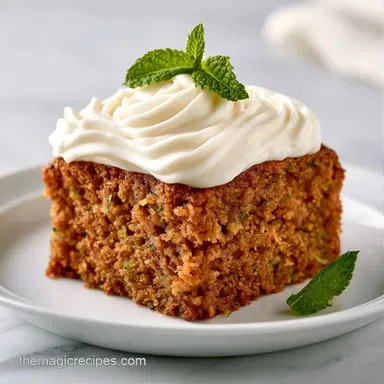 Zucchini Cake in 55 Minutes Recipe Card