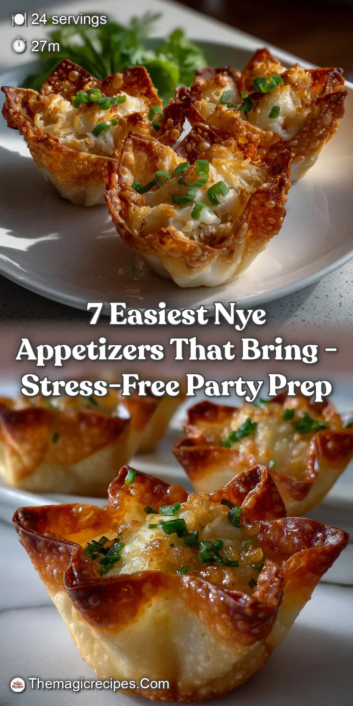 Close-up of a golden-brown pastry filled with savory ingredients, contrasting beautifully with a scattering of fresh green...