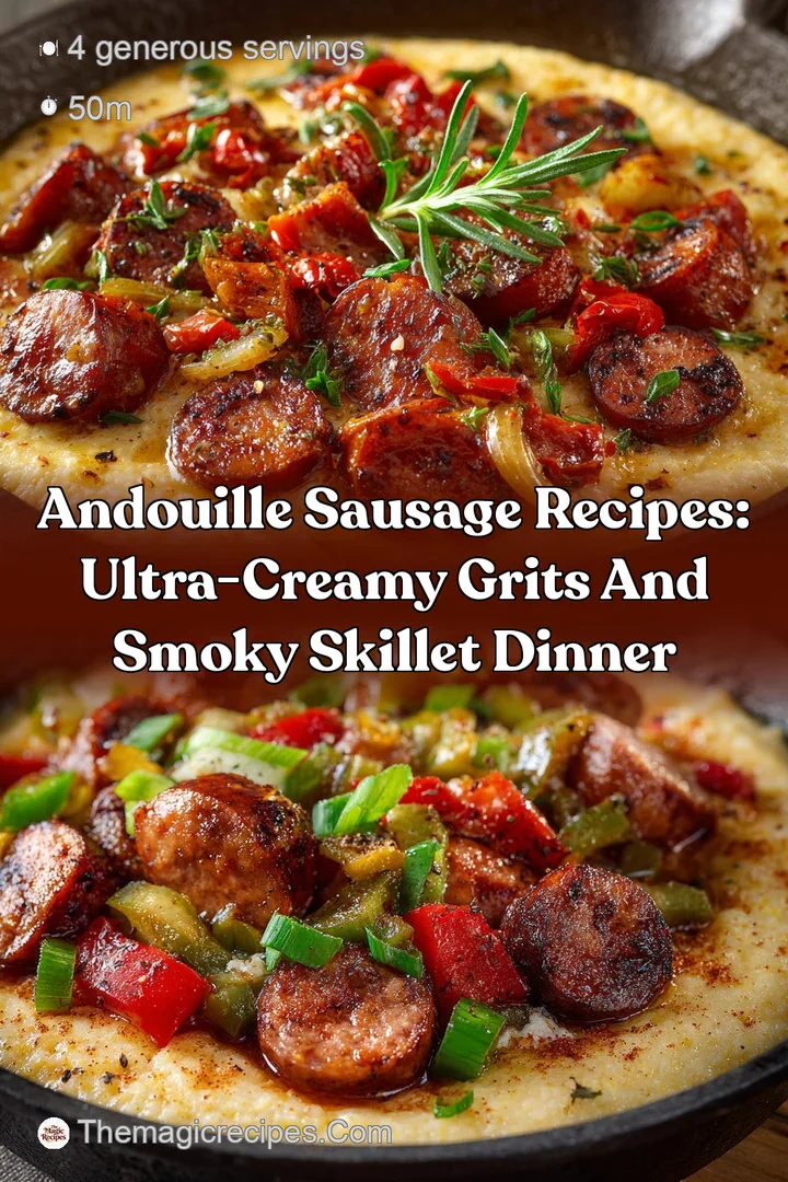 Andouille Sausage Recipes: Ultra-Creamy Grits and Smoky Skillet Dinner