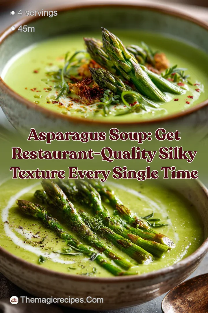 Asparagus Soup: Get Restaurant-Quality Silky Texture Every Single Time