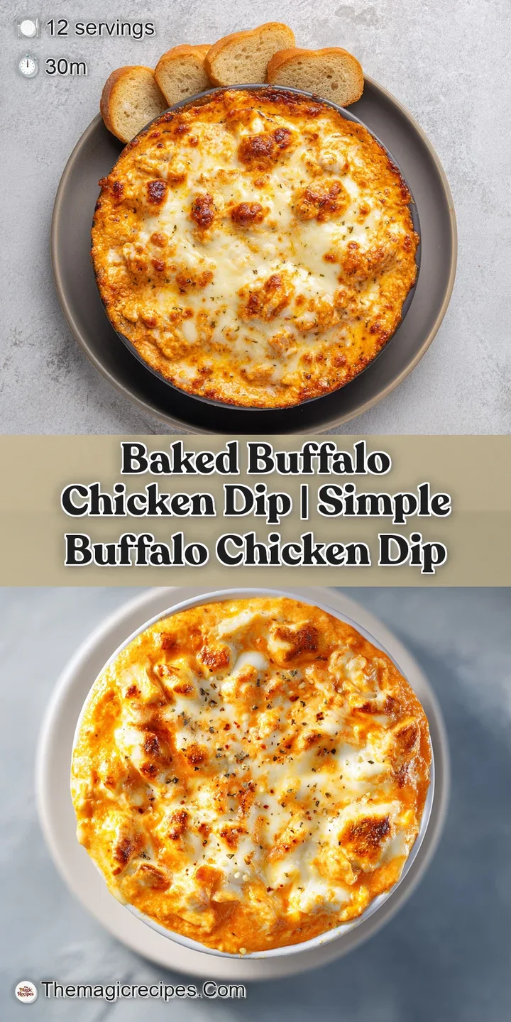 Close-up of a tortilla chip scooping up thick, bubbling orange cheese sauce with tender chunks of seasoned chicken.