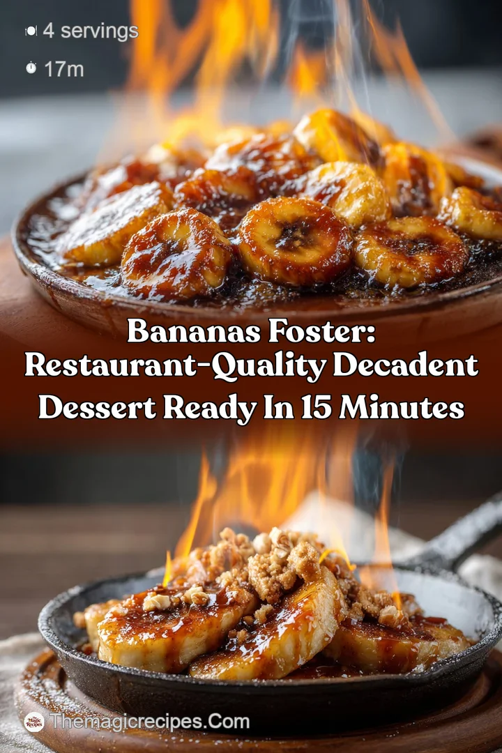 Bananas Foster: Restaurant-Quality Decadent Dessert Ready in 15 Minutes
