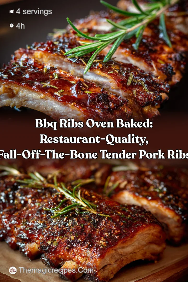 BBQ Ribs Oven Baked: Restaurant-Quality Fall-Off-The-Bone Tender Pork Ribs