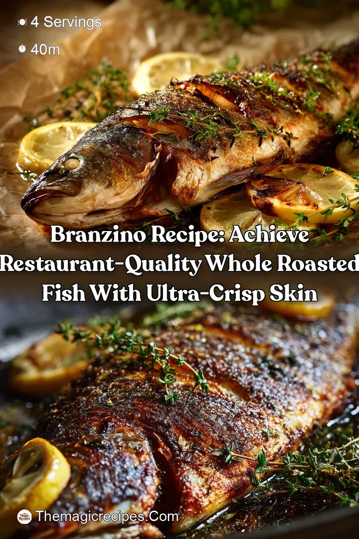 Branzino Recipe: Achieve Restaurant-Quality Whole Roasted Fish with Ultra-Crisp Skin