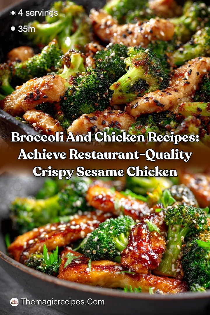 Broccoli and Chicken Recipes: Achieve Restaurant-Quality Crispy Sesame Chicken