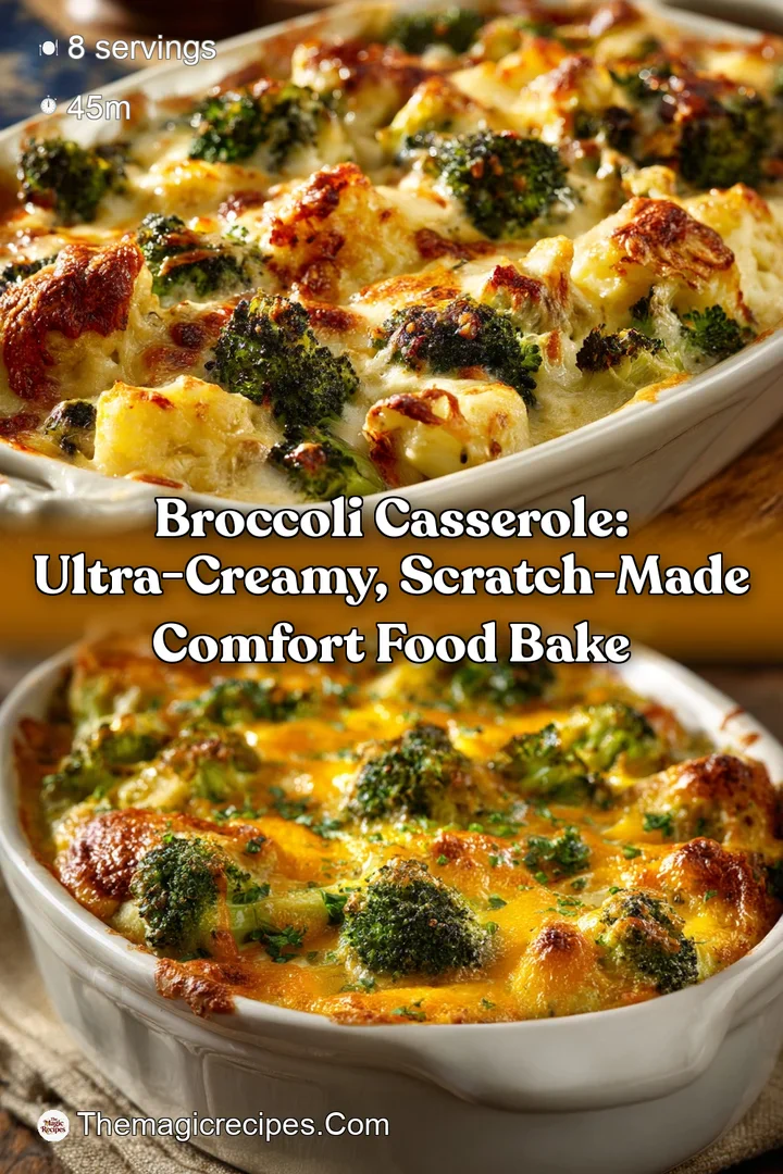 Broccoli Casserole: Ultra-Creamy Scratch-Made Comfort Food Bake