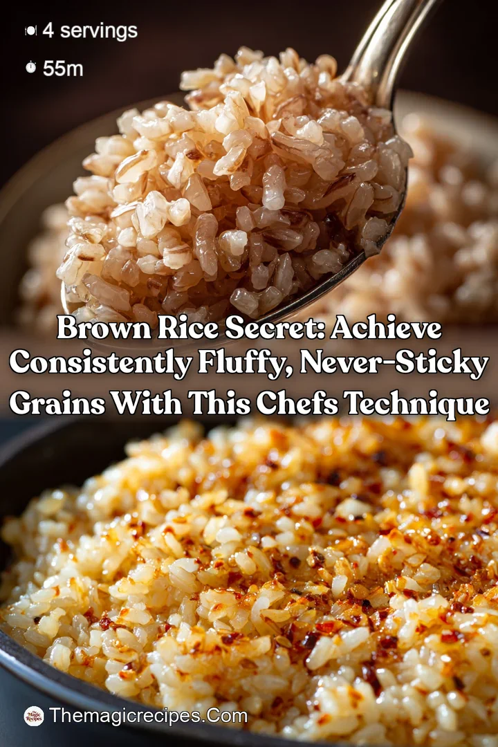 Brown Rice Secret: Achieve Consistently Fluffy Never-Sticky Grains with This Chefs Technique