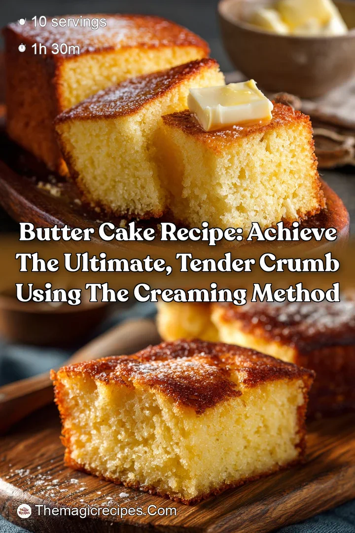Butter Cake Recipe: Achieve the Ultimate Tender Crumb Using the Creaming Method