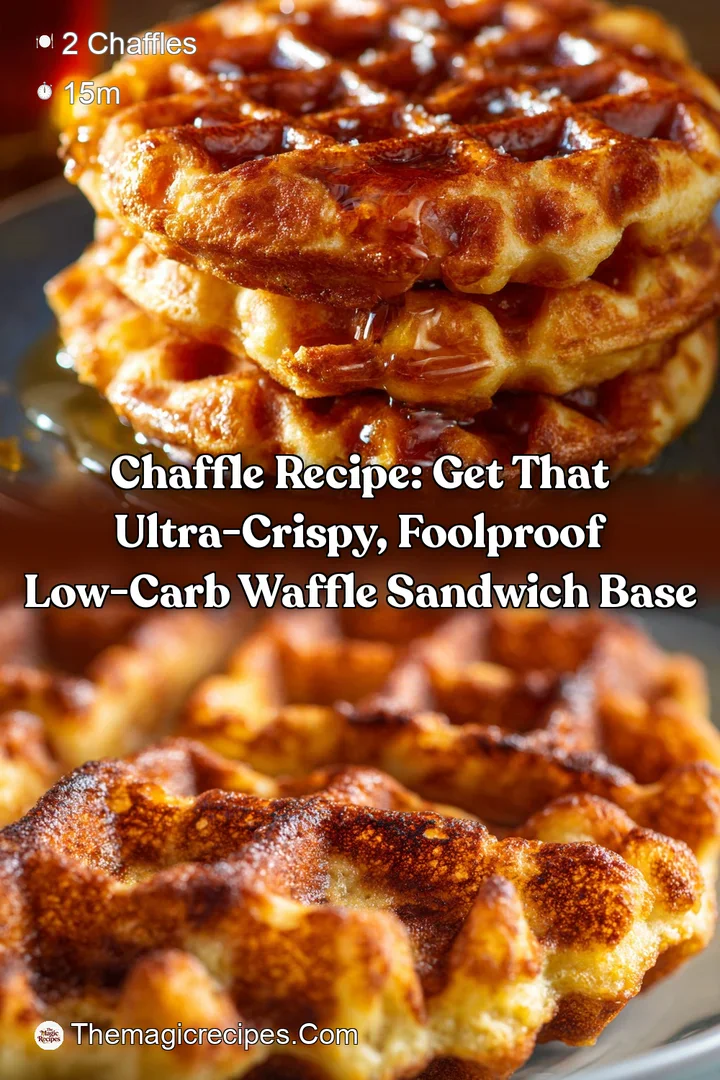Chaffle Recipe: Get that Ultra-Crispy Foolproof Low-Carb Waffle Sandwich Base