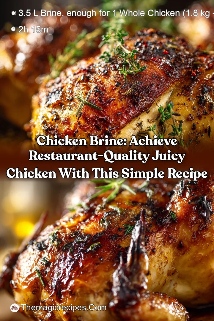Chicken Brine: Achieve Restaurant-Quality Juicy Chicken with This Simple Recipe
