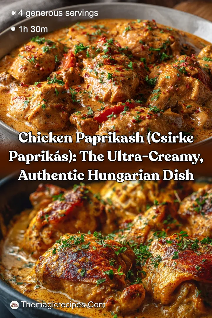 Chicken Paprikash (Csirke Paprik&aacute;s): The Ultra-Creamy Authentic Hungarian Dish