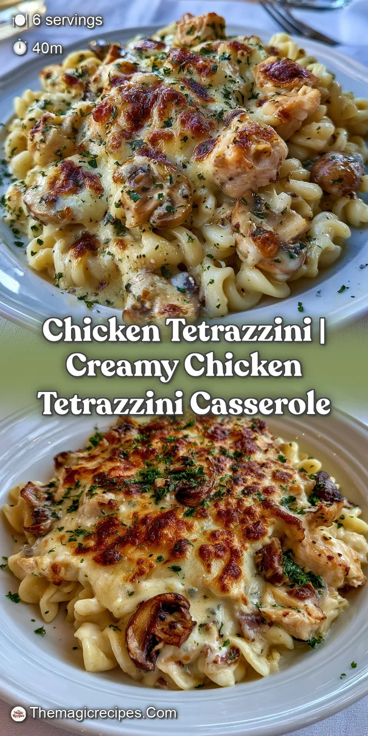 Extreme close-up of melted, bubbly golden-brown cheese stretching over creamy pasta and tender chicken pieces.