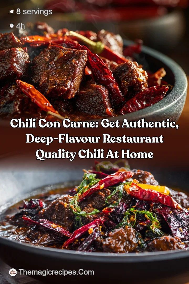 Chili Con Carne: Get Authentic Deep-Flavour Restaurant Quality Chili at Home