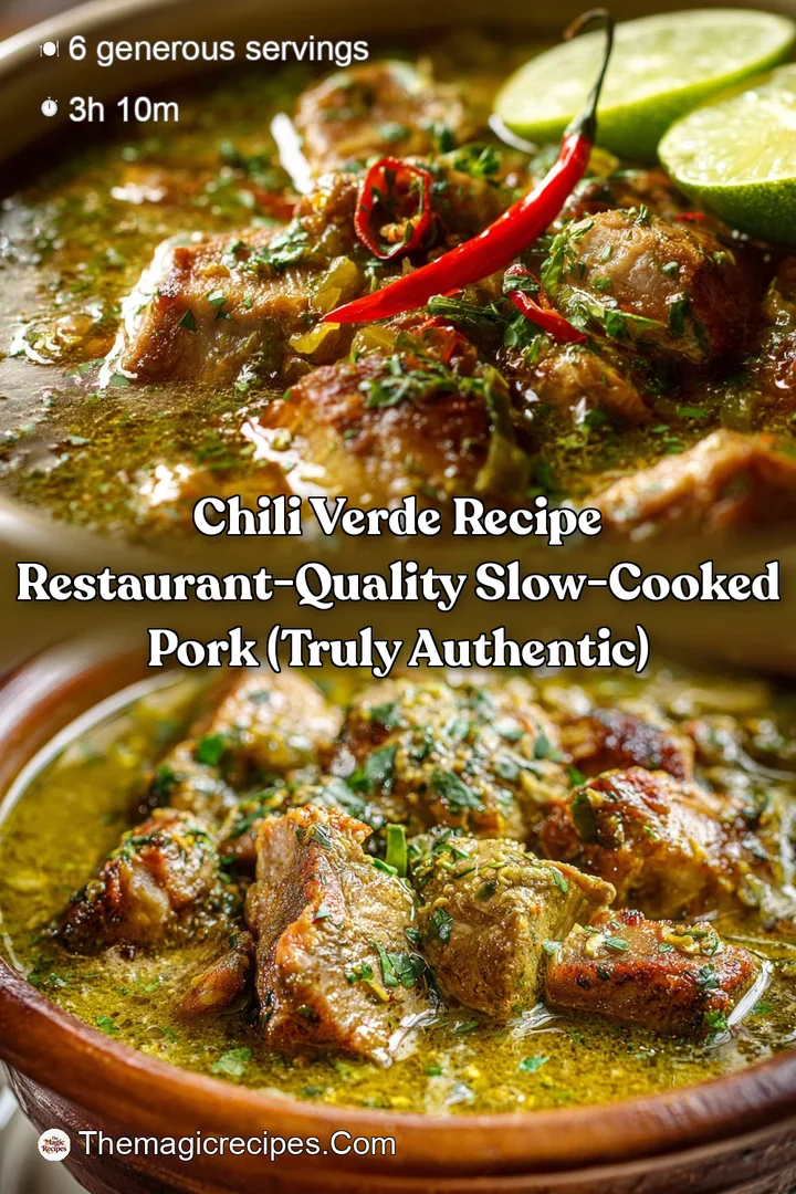 Chili Verde Recipe Restaurant-Quality Slow-Cooked Pork (Truly Authentic)