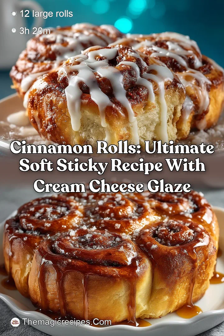 Cinnamon Rolls: Ultimate Soft Sticky Recipe with Cream Cheese Glaze