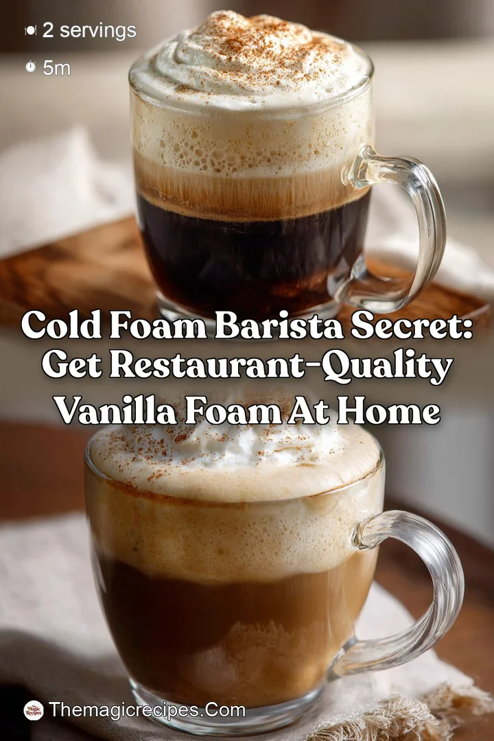Cold Foam Barista Secret: Get Restaurant-Quality Vanilla Foam at Home