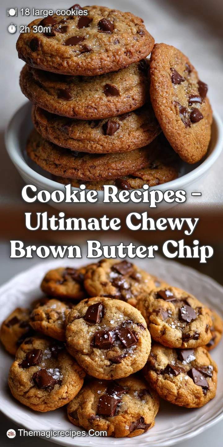 Cookie Recipes - Ultimate Chewy Brown Butter Chip