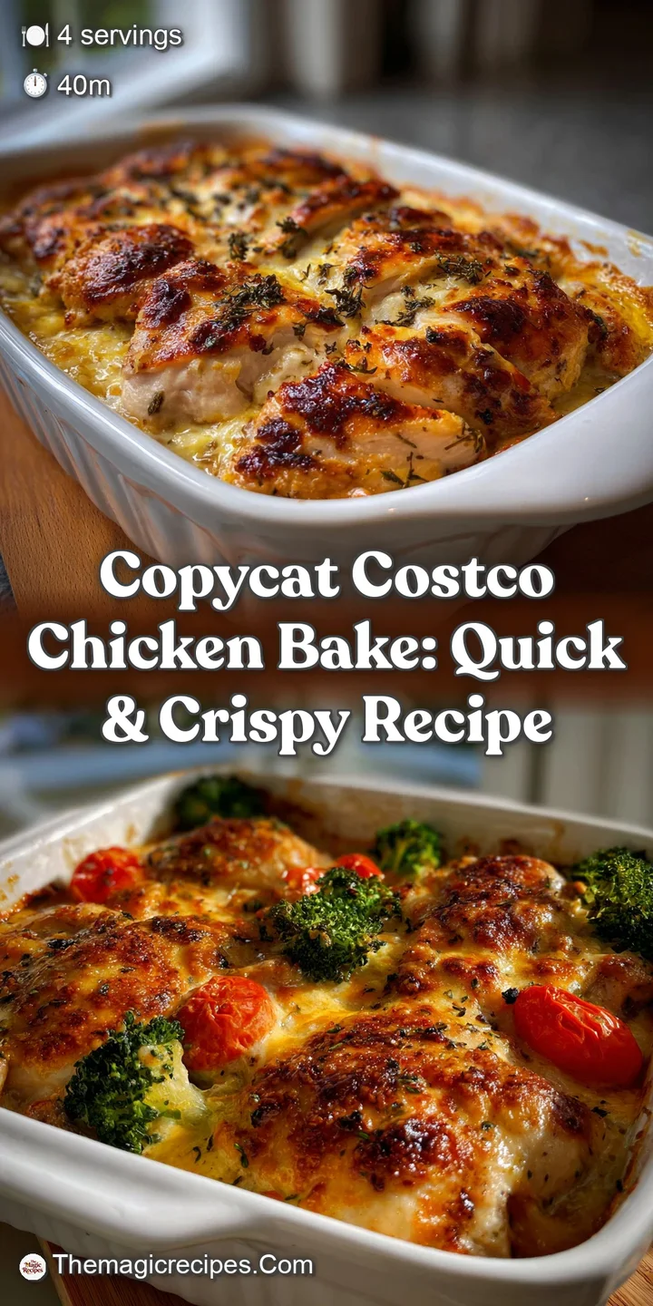 Copycat Costco Chicken Bake: Quick & Crispy Recipe