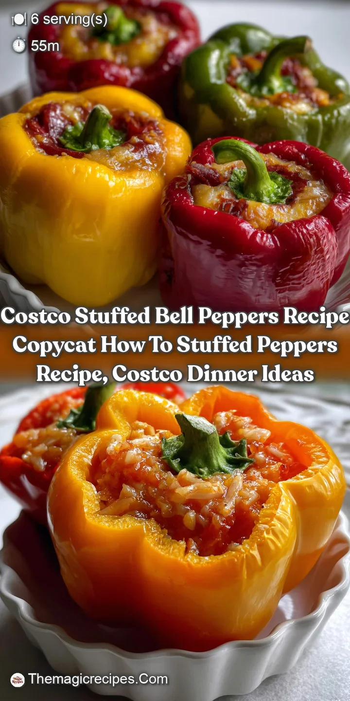 costco stuffed bell peppers recipe copycat how to Stuffed Peppers Recipe Costco Dinner Ideas