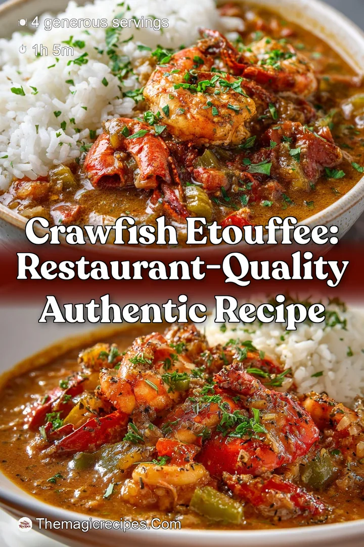 Crawfish Etouffee: Restaurant-Quality Authentic Recipe