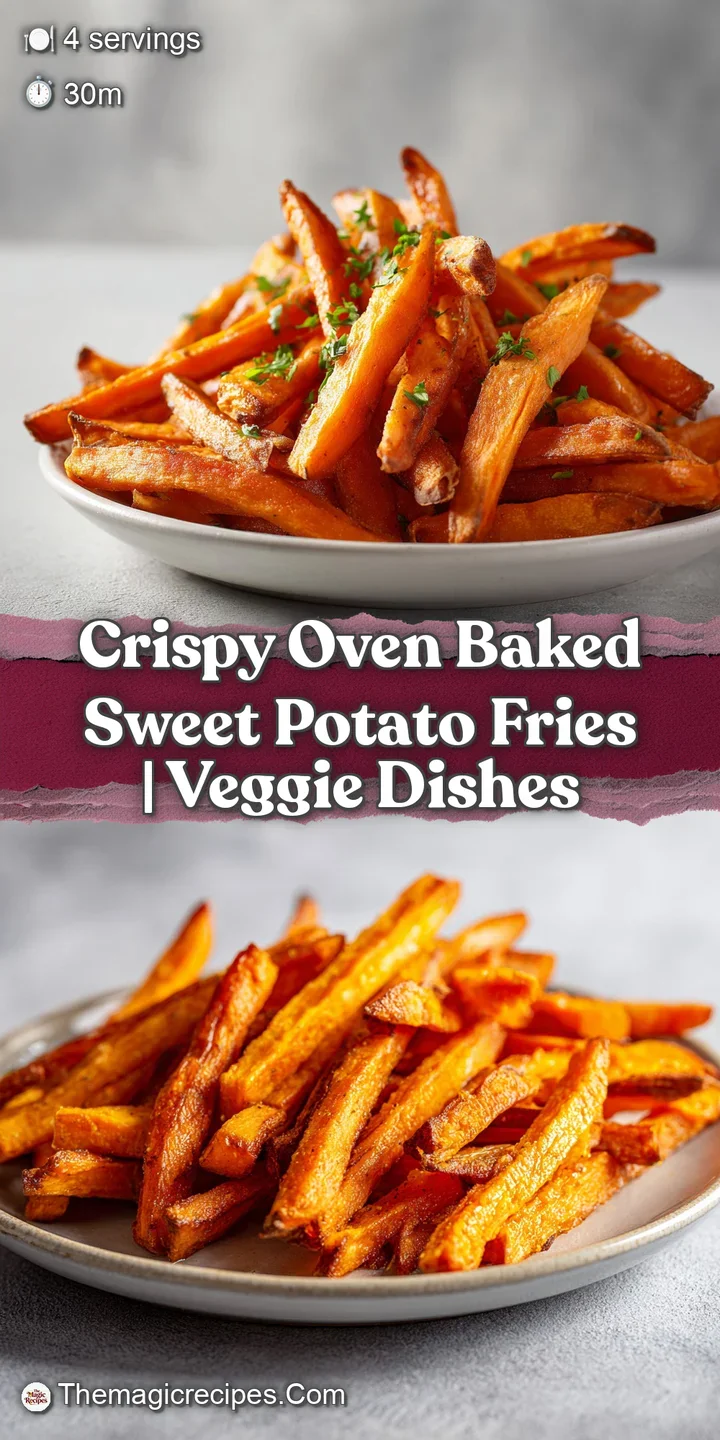 Close-up on a single sweet potato fry, revealing its rough, textured surface and the appealing contrast of crispy edges an...