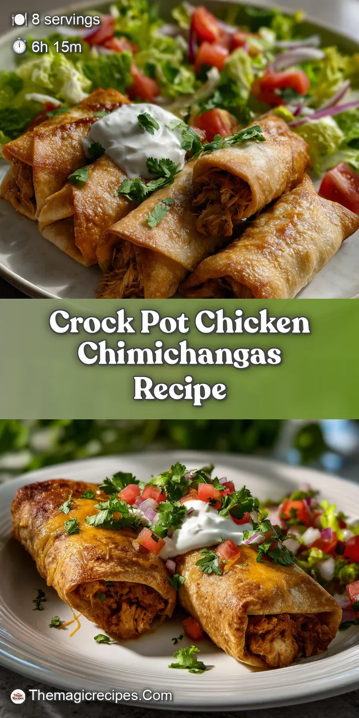 Close-up of a golden-brown chicken chimichanga, its crispy tortilla revealing a tender, juicy shredded chicken filling.