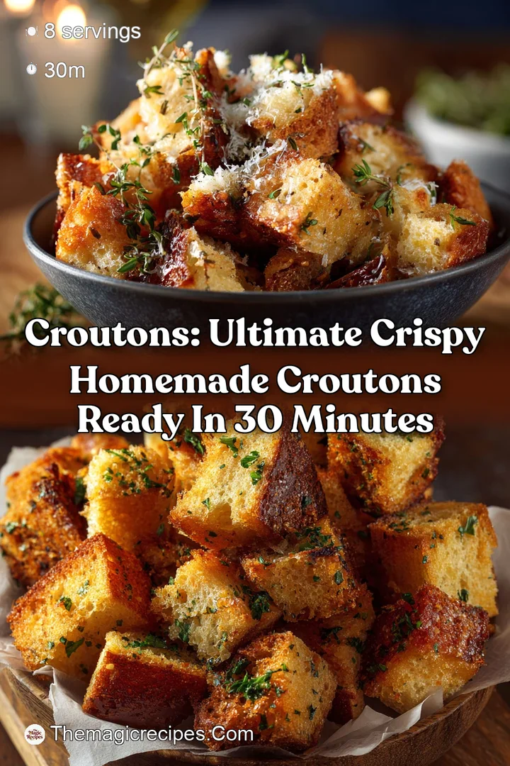 Croutons: Ultimate Crispy Homemade Croutons Ready in 30 Minutes