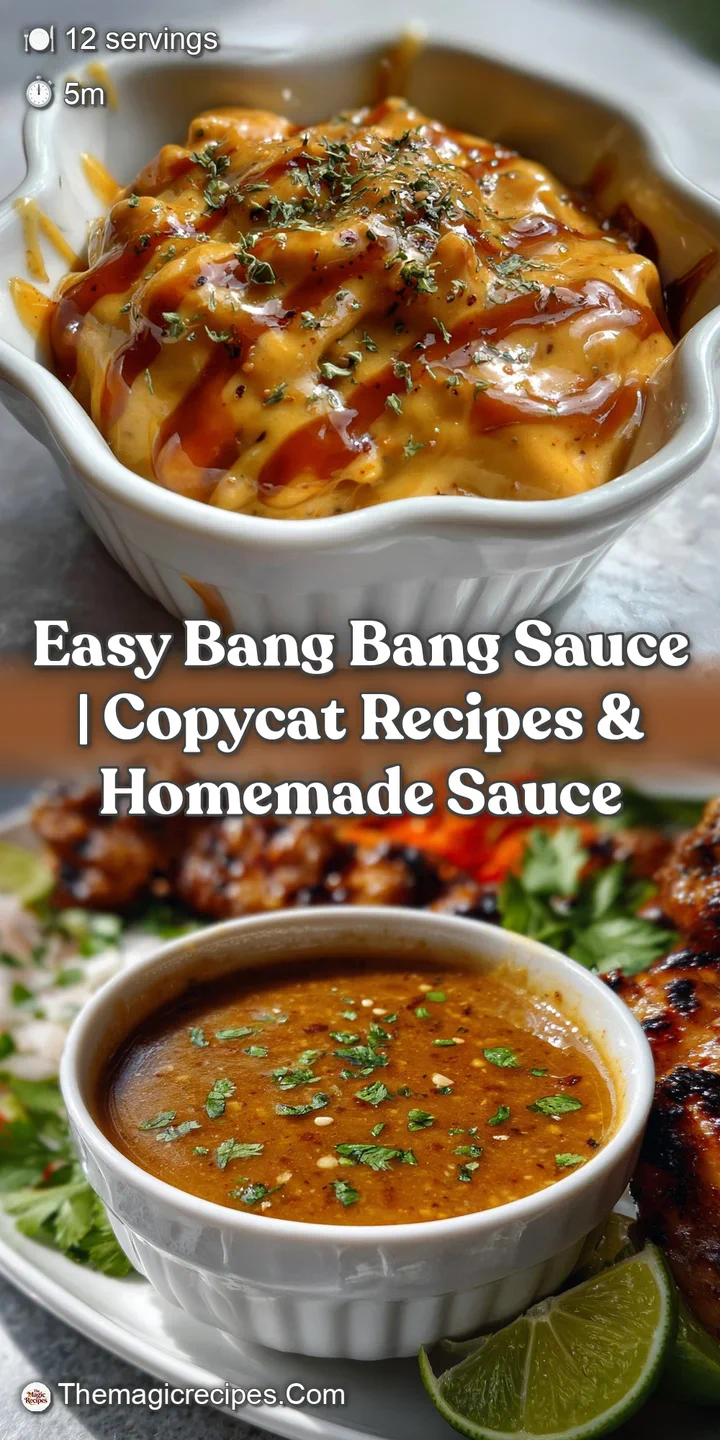 Easy Bang Bang Sauce | Copycat Recipes & Homemade Sauce