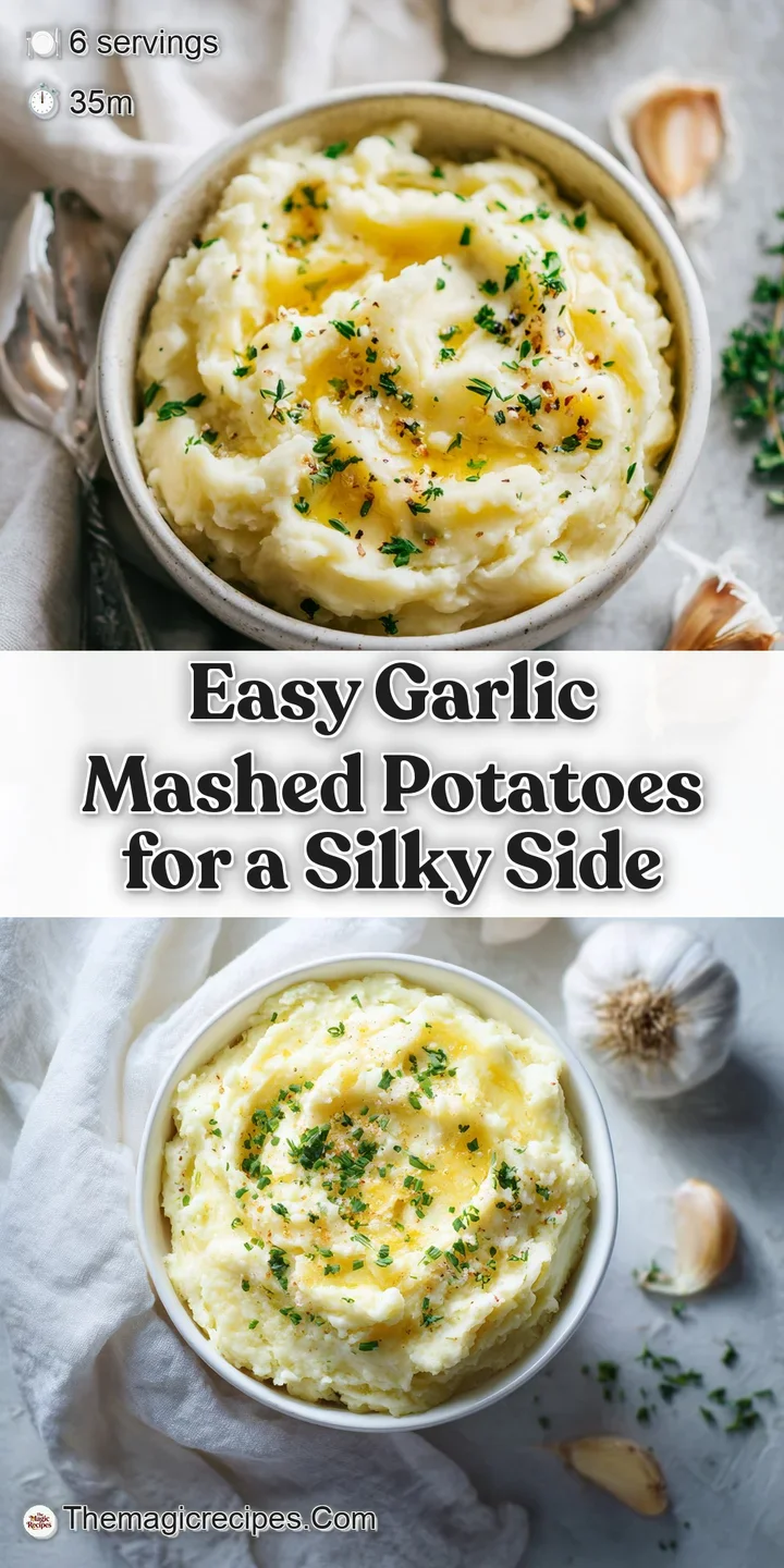 Close-up: Soft, steaming mashed potatoes swirled with golden butter, inviting aroma evident. Tiny flecks of herbs enhance ...