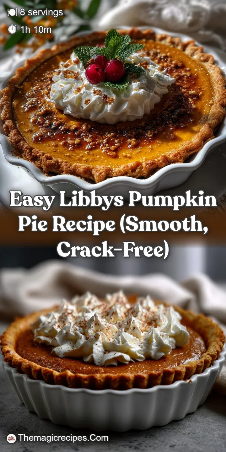 Easy libbys pumpkin pie recipe (Smooth Crack-Free)