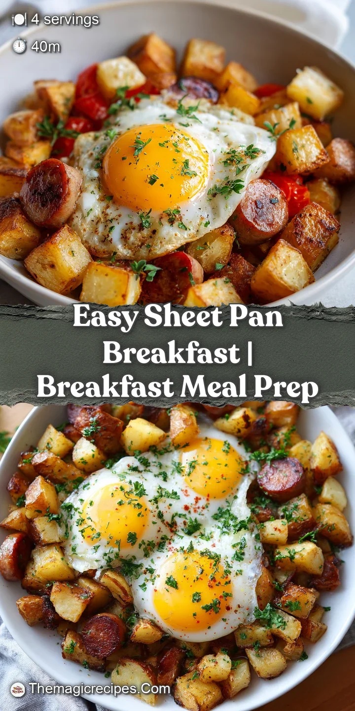 Macro shot of crispy golden potato edges and glistening melted cheese over fluffy yellow eggs and red peppers.