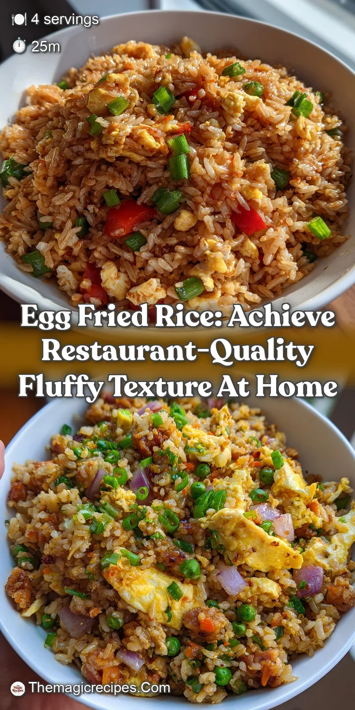 Egg Fried Rice: Achieve Restaurant-Quality Fluffy Texture at Home