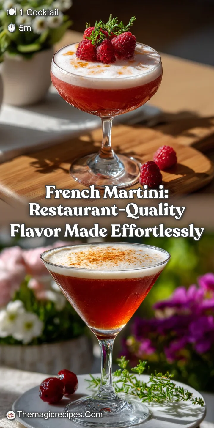 French Martini: Restaurant-Quality Flavor Made Effortlessly