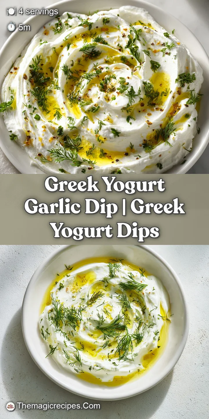 Macro shot of thick, velvety white dip with a swirl of golden olive oil and a pinch of bright red paprika powder.