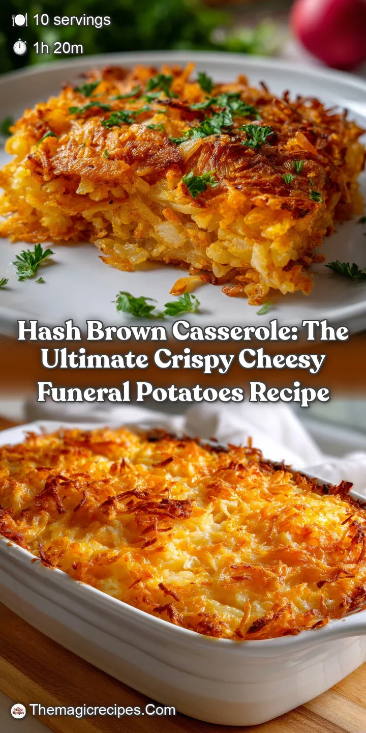 Hash Brown Casserole: The Ultimate Crispy Cheesy Funeral Potatoes Recipe