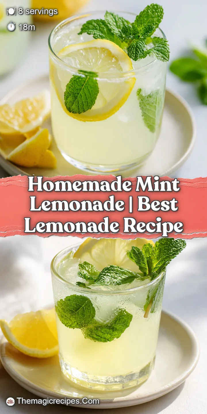 Close-up of condensation droplets on a cold glass filled with pale yellow liquid, mint, and a fresh lemon slice.