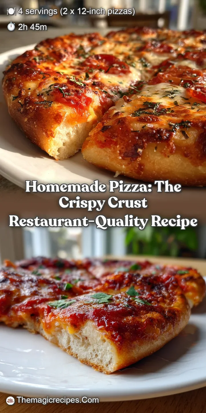 Homemade Pizza: The Crispy Crust Restaurant-Quality Recipe