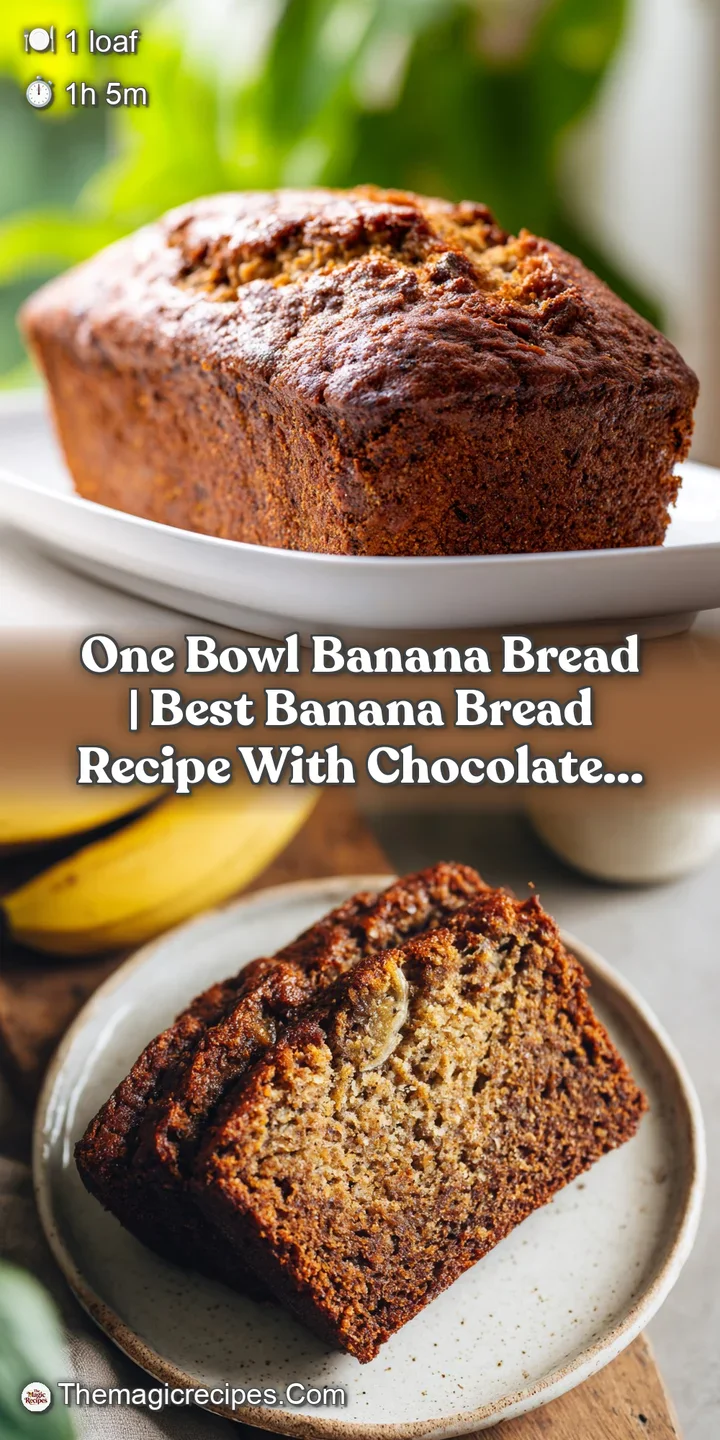 Close-up of a tender banana bread crumb, studded with dark chocolate chips, against a backdrop of rich caramel.