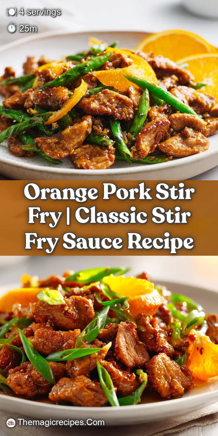 Juicy, pan-seared pork tenderloin with a sticky orange glaze, nestled amongst bright, tender-crisp broccoli florets.