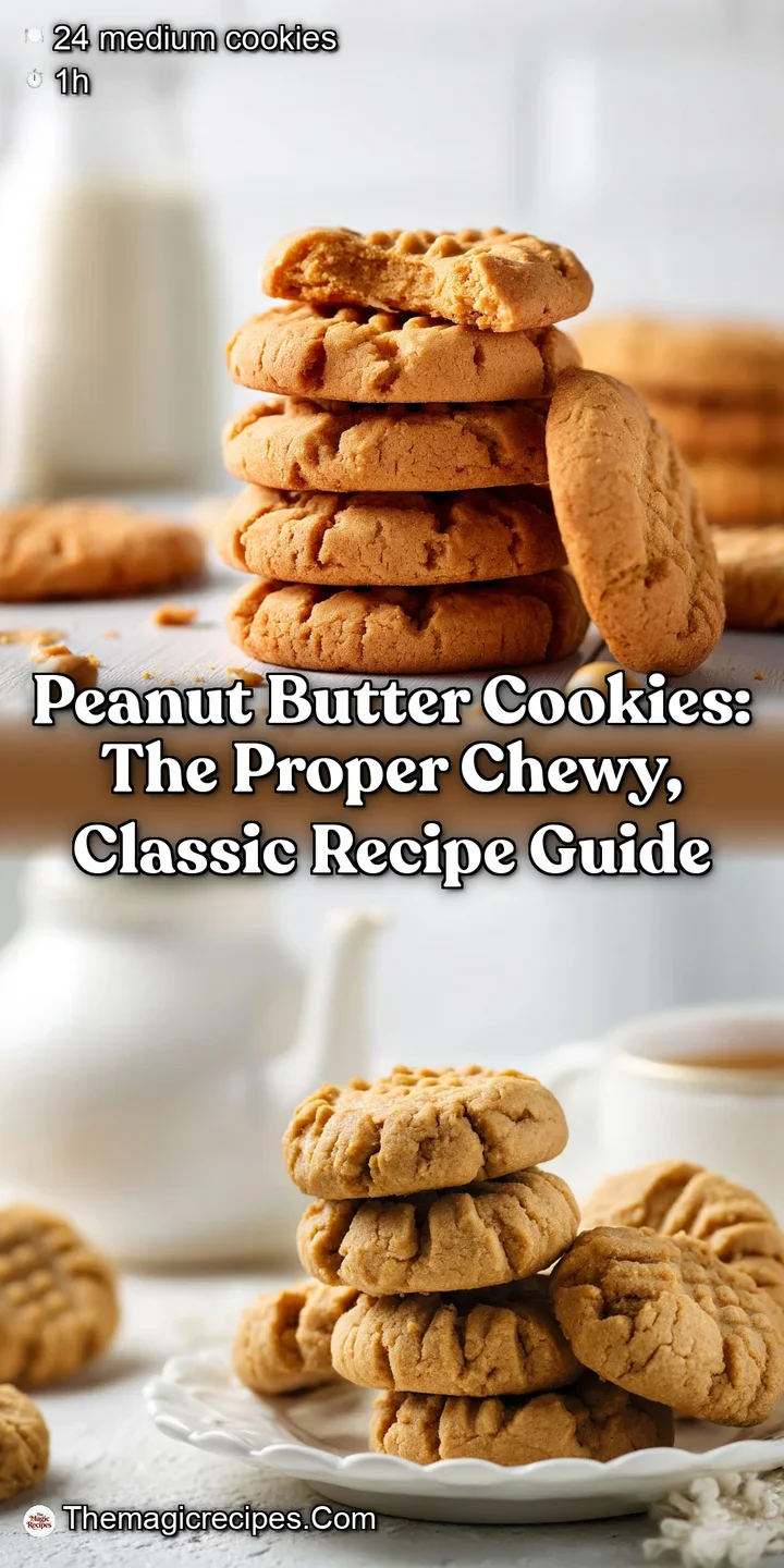 Peanut Butter Cookies: The Proper Chewy Classic Recipe Guide