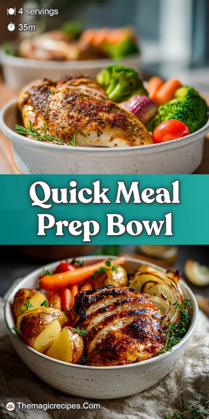 Close-up of juicy roasted chicken and fluffy quinoa. The greens and dressing look so fresh and appetizing in this nutritio...