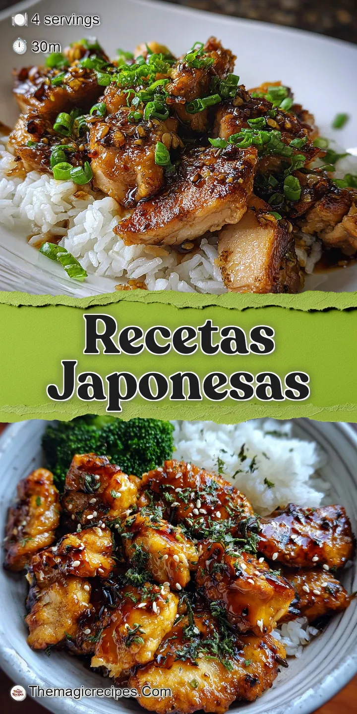 Close-up capturing the sticky, caramelized glaze on tender chicken, sprinkled with sesame seeds, hinting at savory-sweet f...