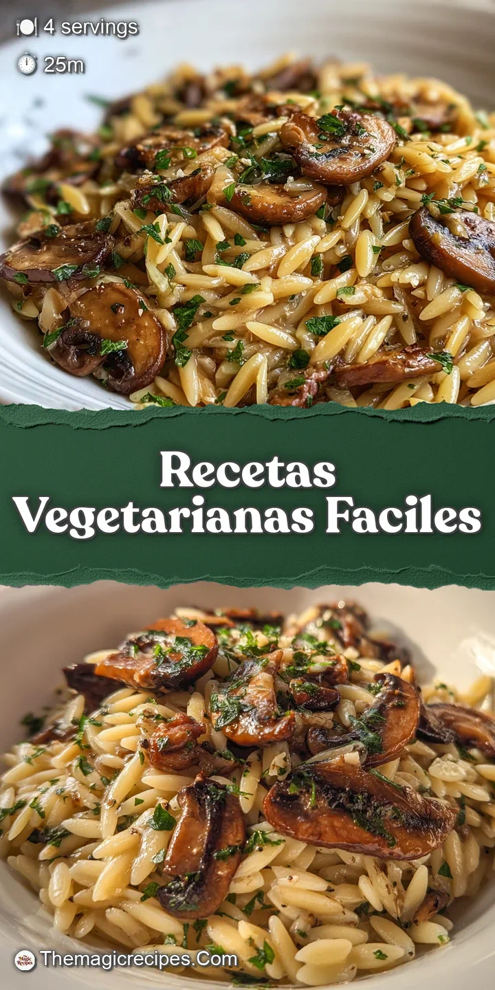 Close-up of creamy orzo pasta. Bright, colorful veggies like peppers and spinach mix with the comforting, steamy orzo.