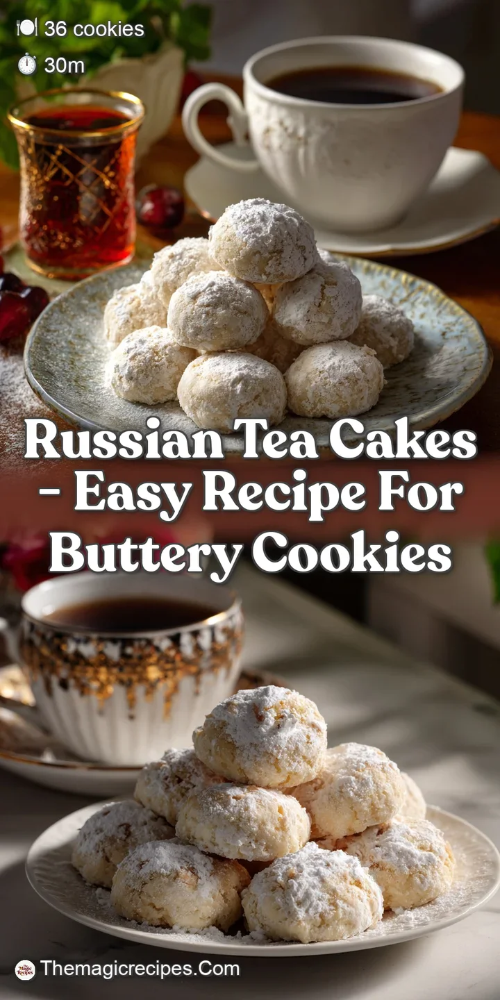 Russian Tea Cakes - Easy Recipe for Buttery Cookies