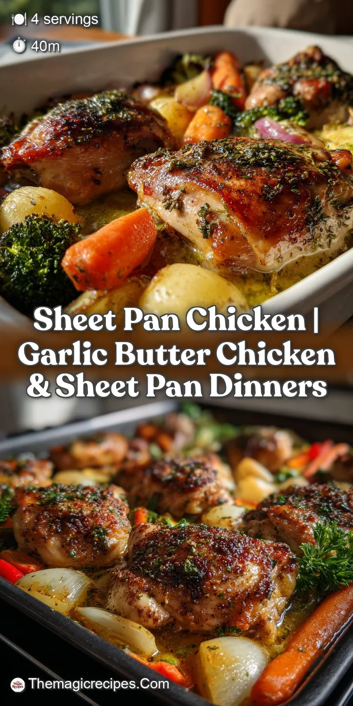 Sheet Pan Chicken | Garlic Butter Chicken & Sheet Pan Dinners