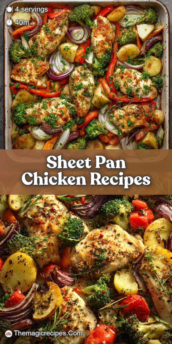 Close-up of juicy, browned chicken thigh with blistered bell peppers. Steam rises, showing that it's fresh from the oven.