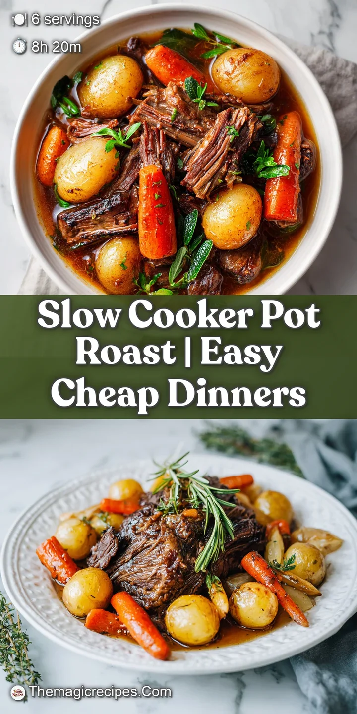Close-up of succulent, fork-tender beef chunks coated in savory brown gravy, beside soft, colorful vegetables.