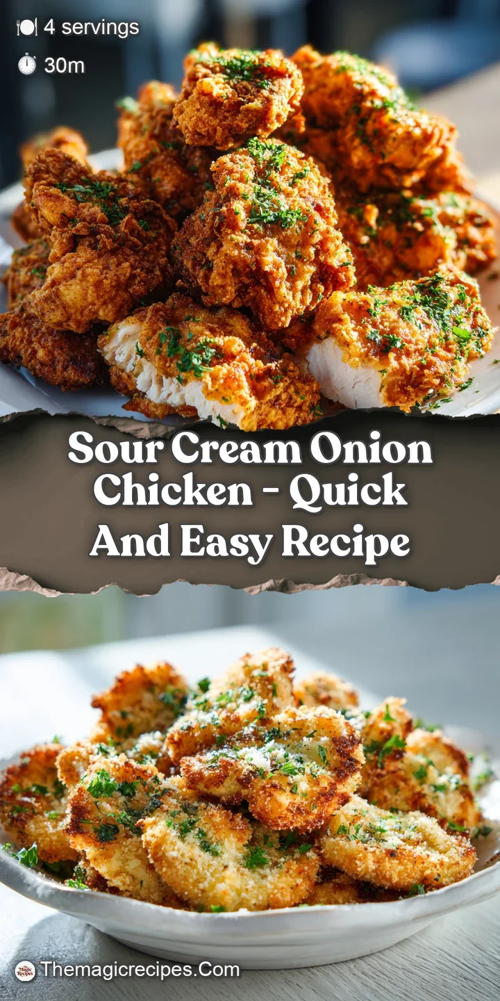 Close-up of succulent chicken coated in a luscious, slightly browned sauce. The creamy texture and fresh green onions are ...