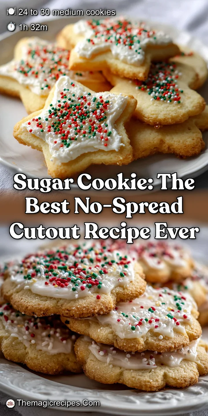 Sugar Cookie: The Best No-Spread Cutout Recipe Ever