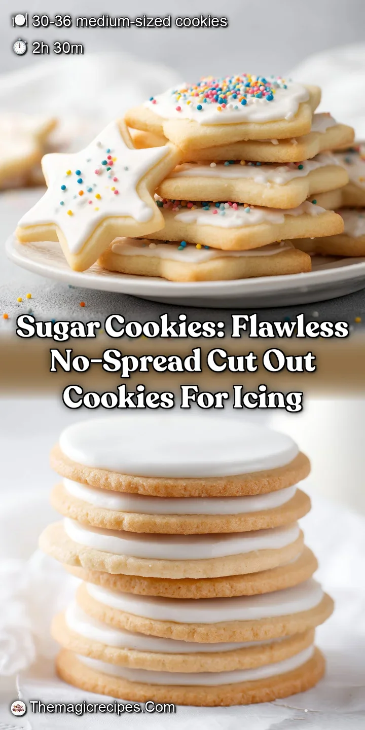 Sugar Cookies: Flawless No-Spread Cut Out Cookies for Icing